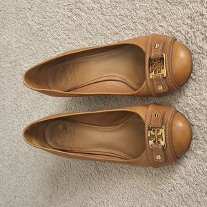 Tory Burch Brown Wedge Heels 9M